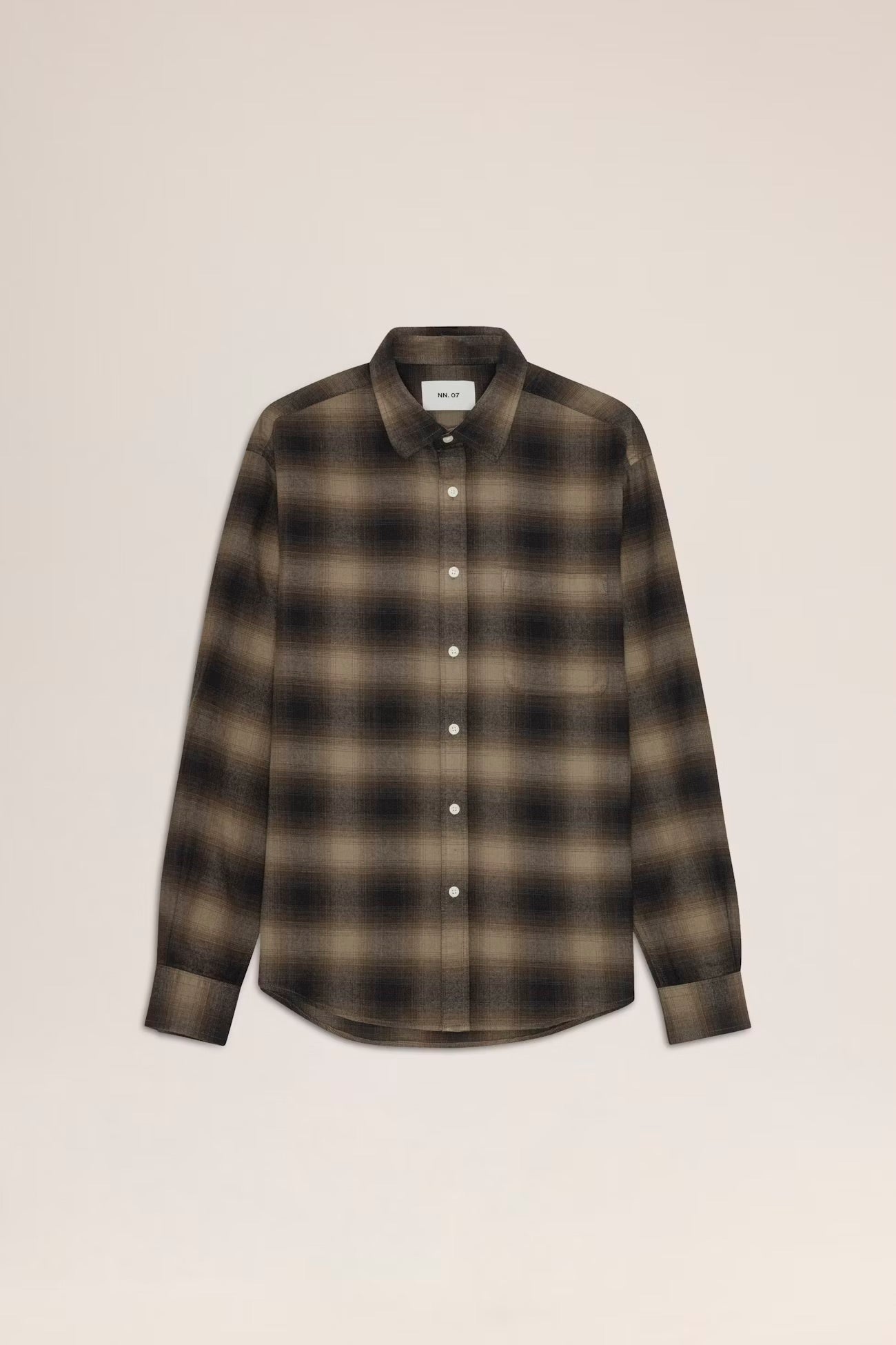 Deon Flannel Shirt Black Check by NN07