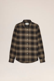 Deon Flannel Shirt Black Check by NN07