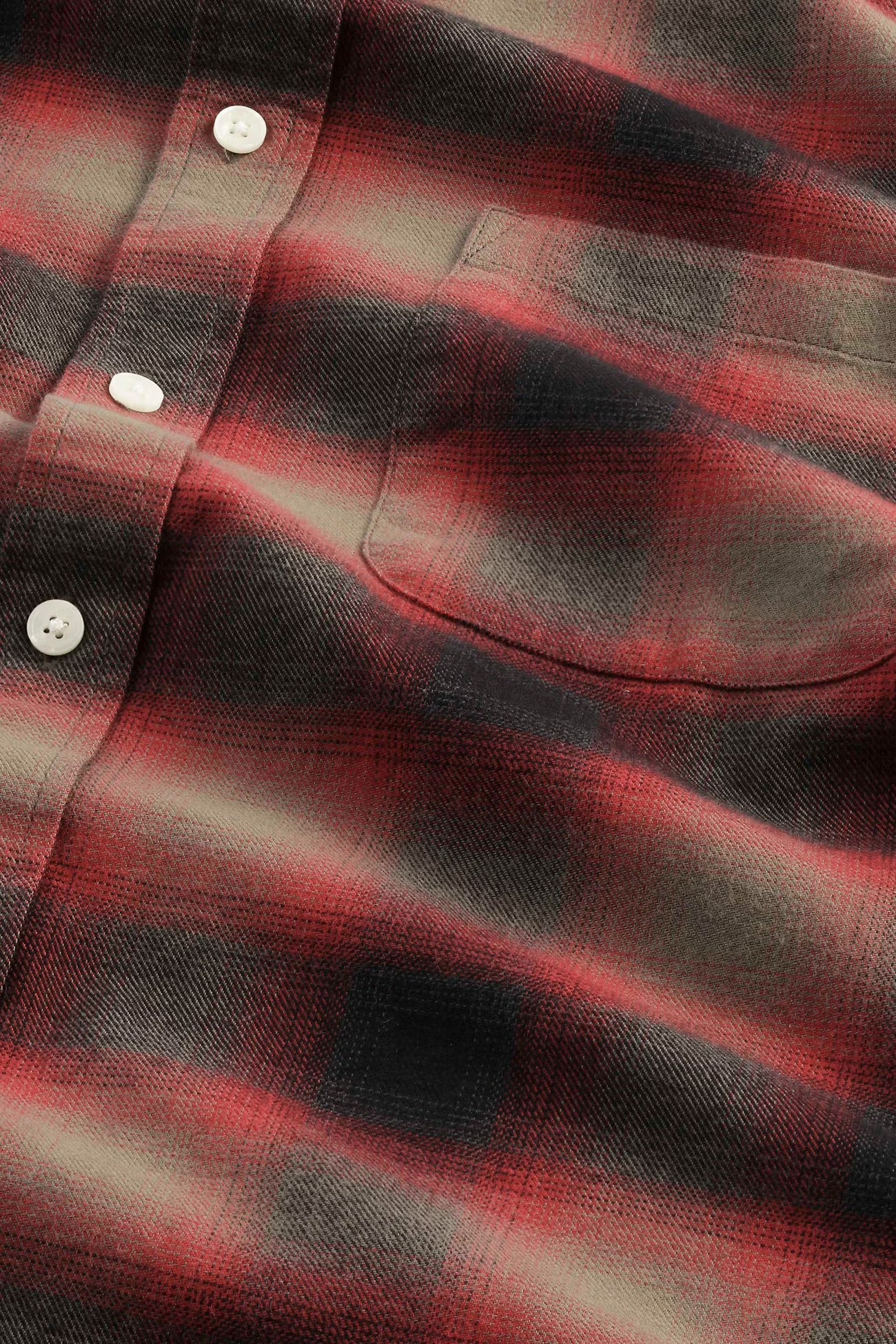 Deon Flannel Shirt in Red Check by NN07