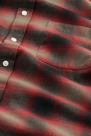 Deon Flannel Shirt in Red Check by NN07