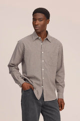 Deon Sand Check Shirt | NN.07