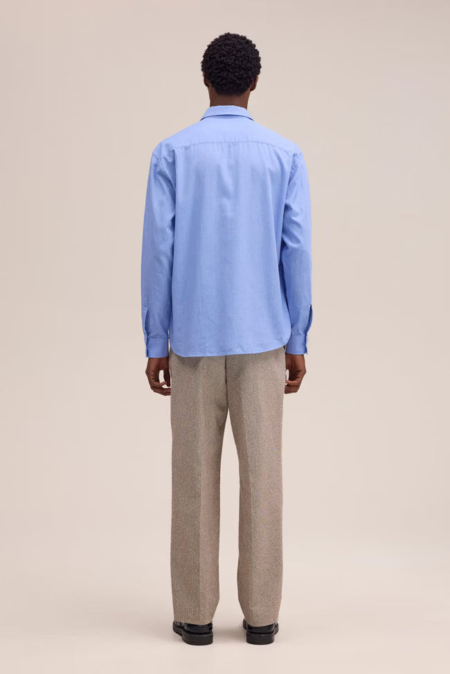 Deon Chambray Shirt in Blue Quartz by NN07