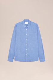 Deon Chambray Shirt in Blue Quartz by NN07