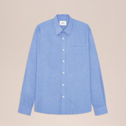 Deon Chambray Shirt Blue Quartz NN.07