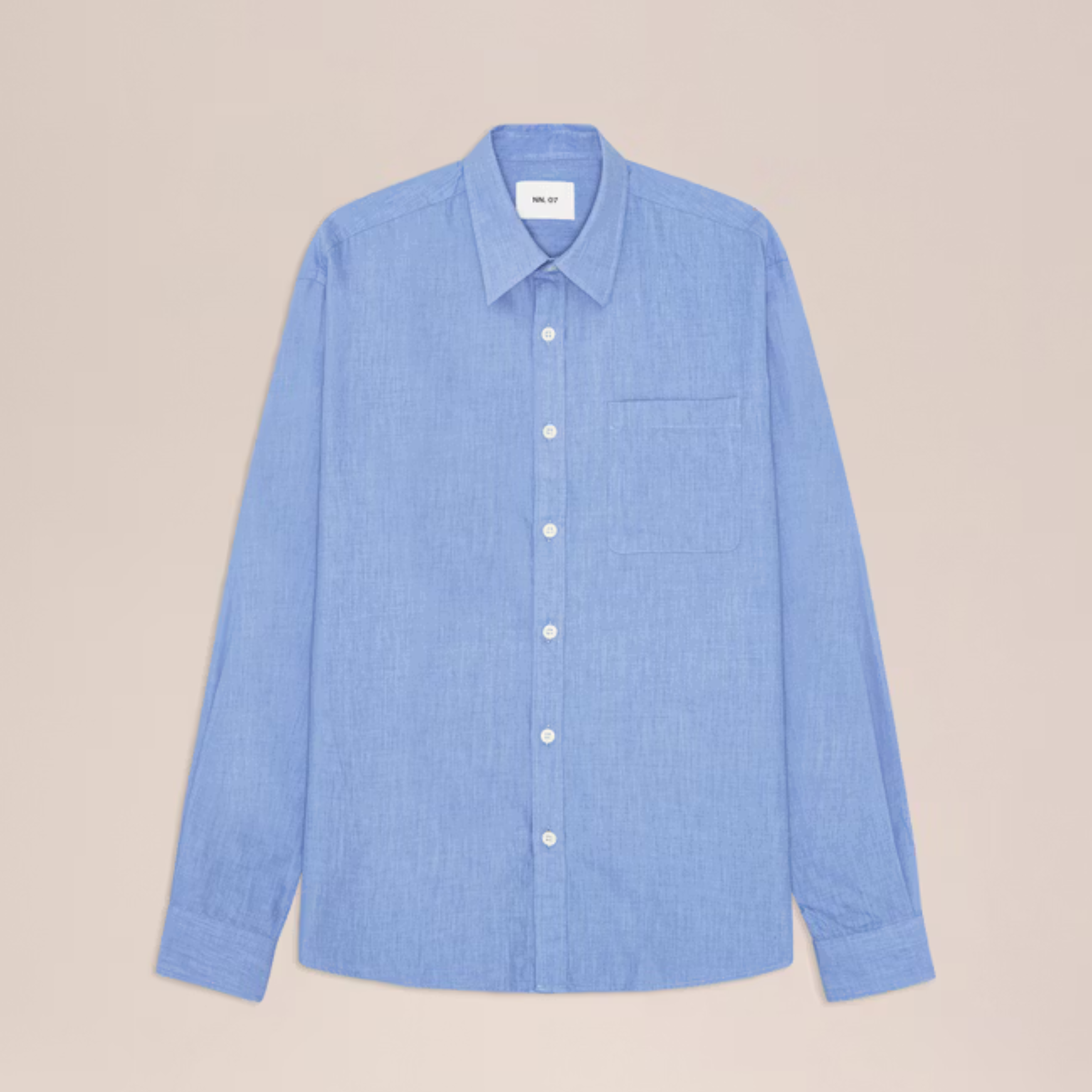 Deon Chambray Shirt Blue Quartz NN.07