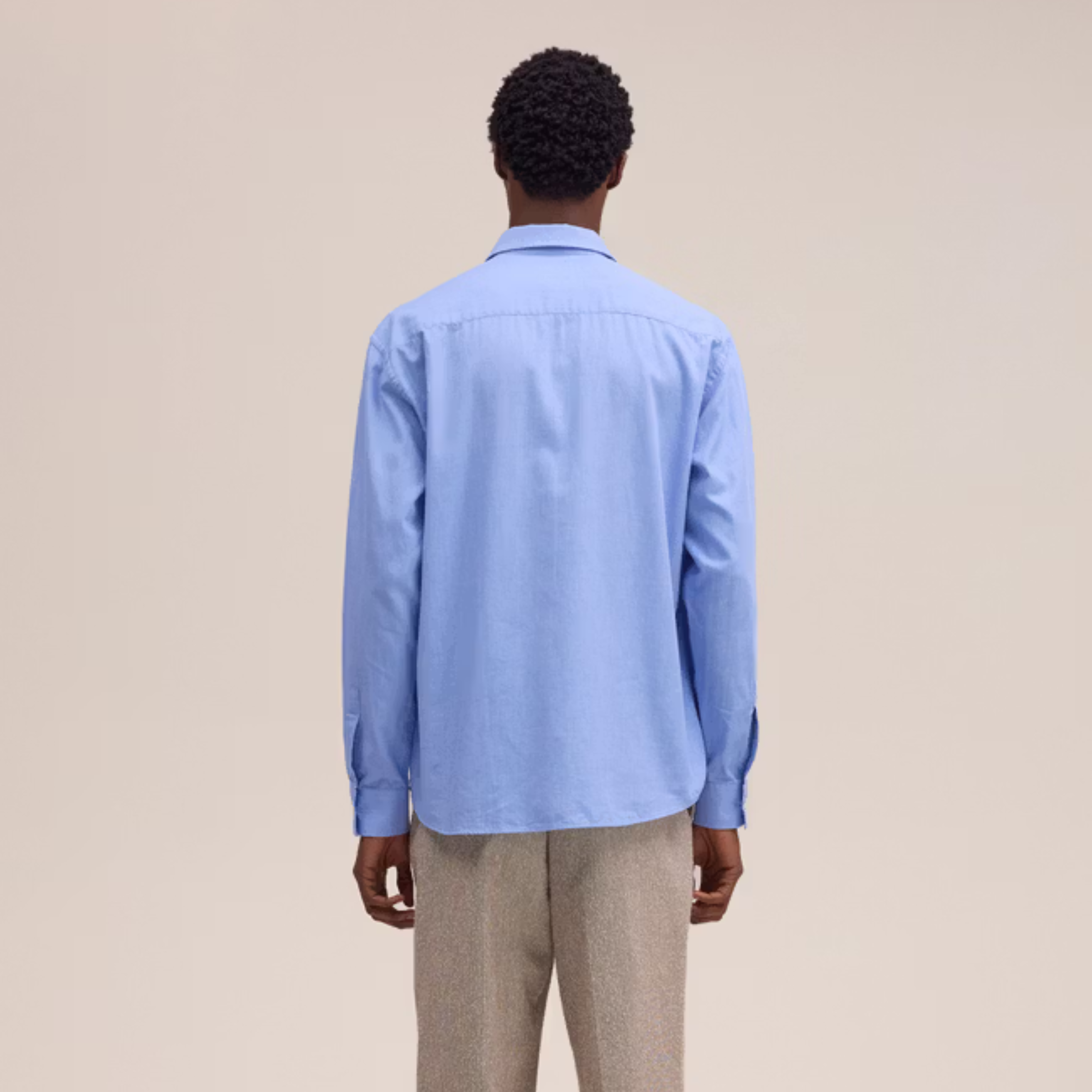 Deon Chambray Shirt Blue Quartz NN.07