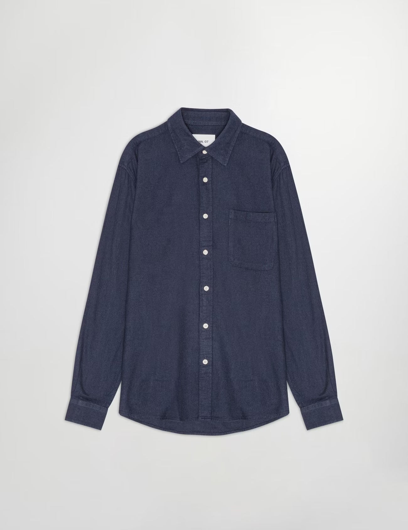 Deon Flannel Shirt Navy Blue NN.07