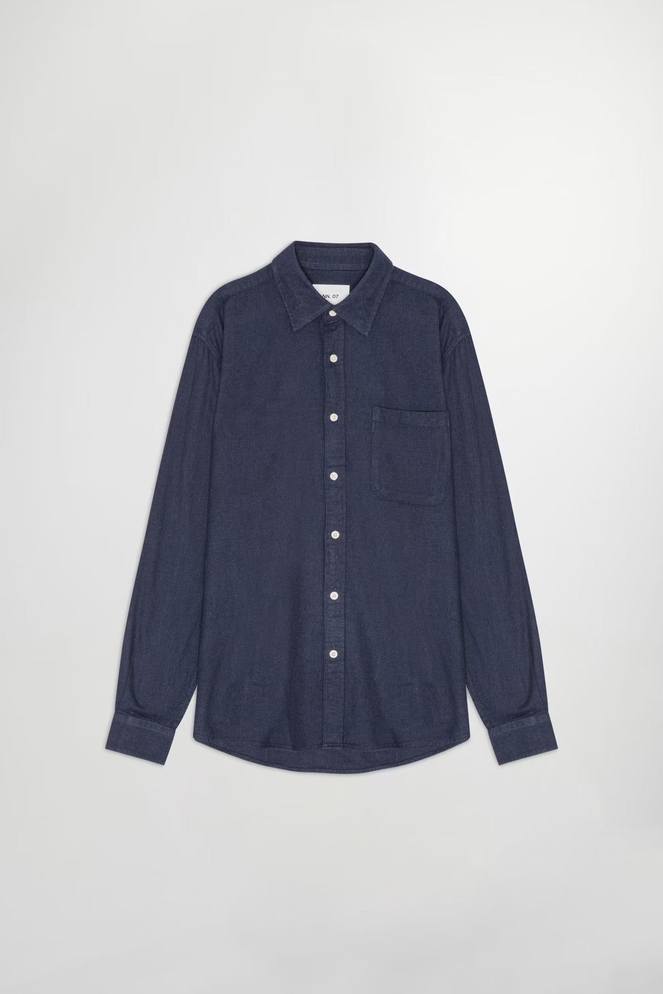 Deon Flannel Shirt Navy Blue NN.07