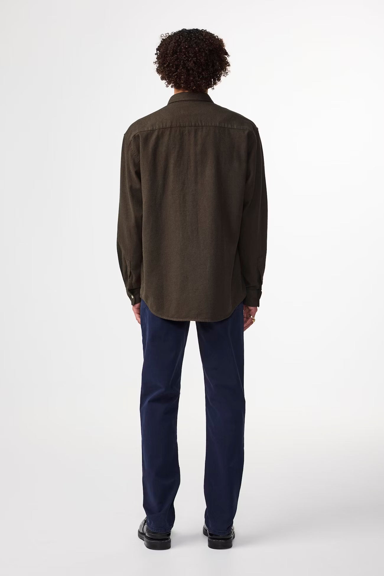 Deon Flannel Shirt Dark Army by NN.07