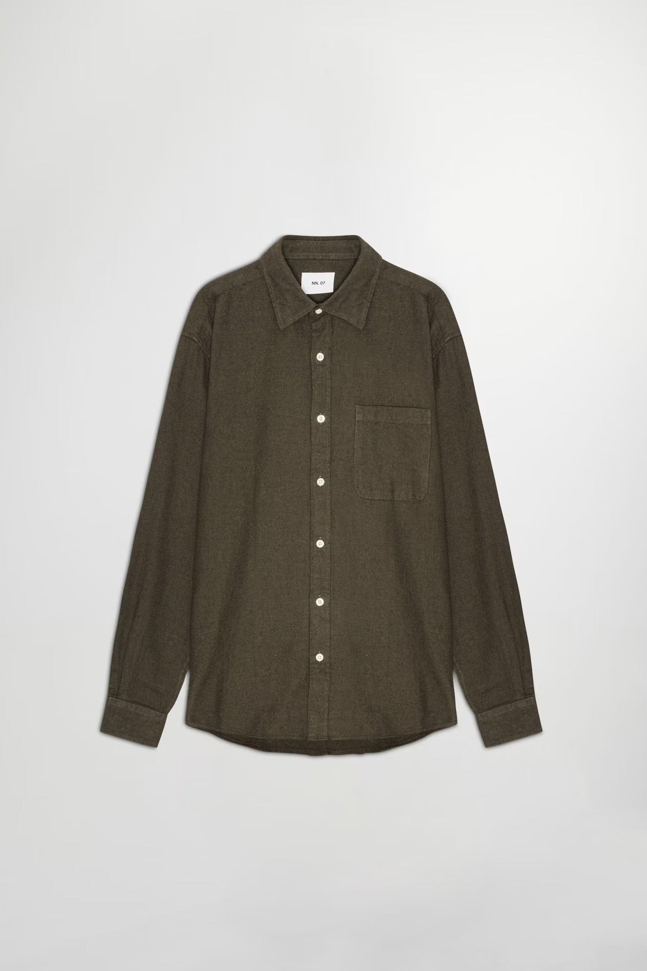 Deon Flannel Shirt Dark Army by NN.07