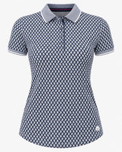 Diamonds All Day Scarlet Polo front