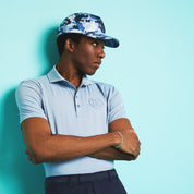 Embossed Circle G's Tech Jersey Polo - Fjord | G/FORE