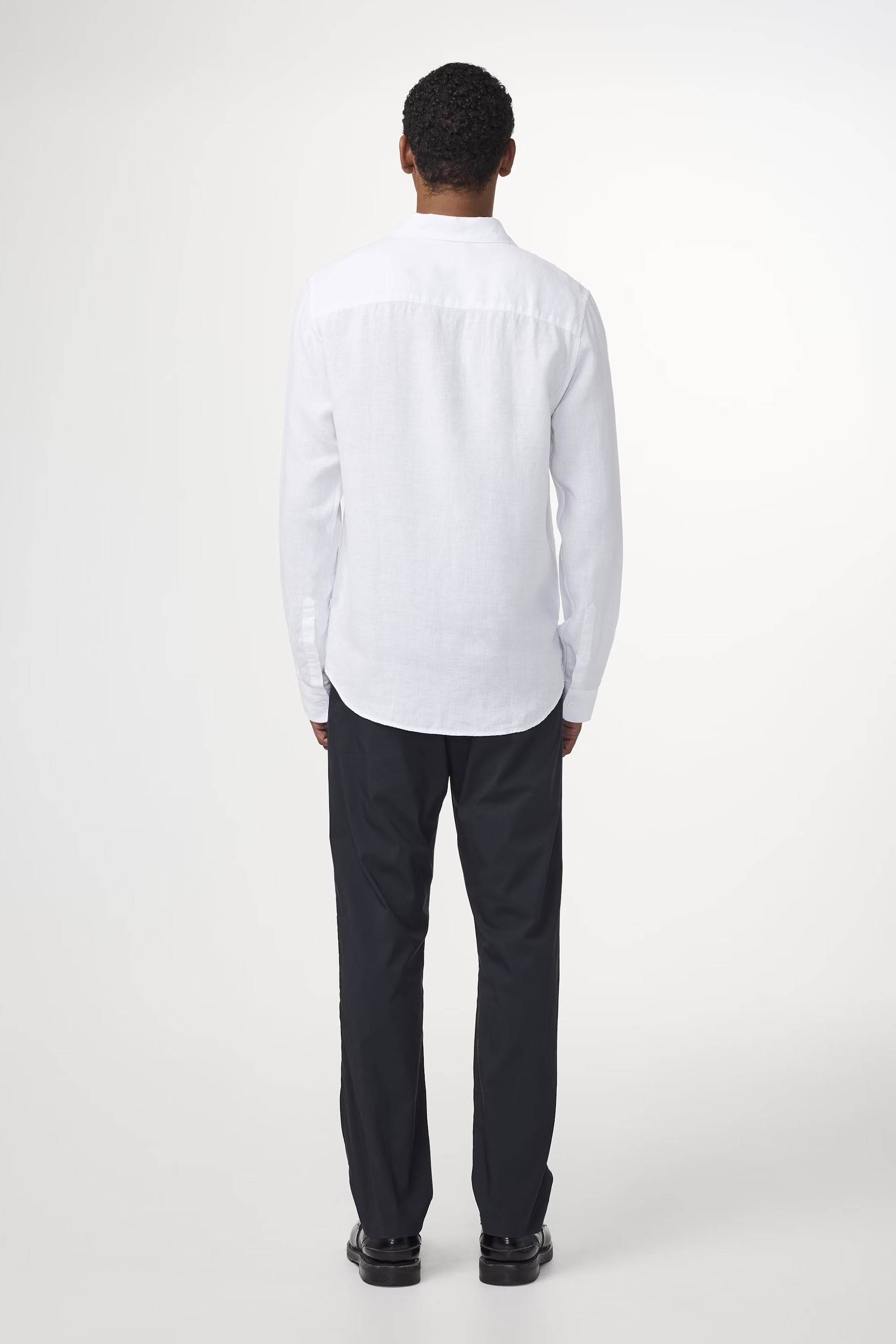 NN07 Enzo Linen Shirt in White