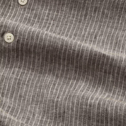 Enzo Classic Collar Linen Shirt Clay NN.07