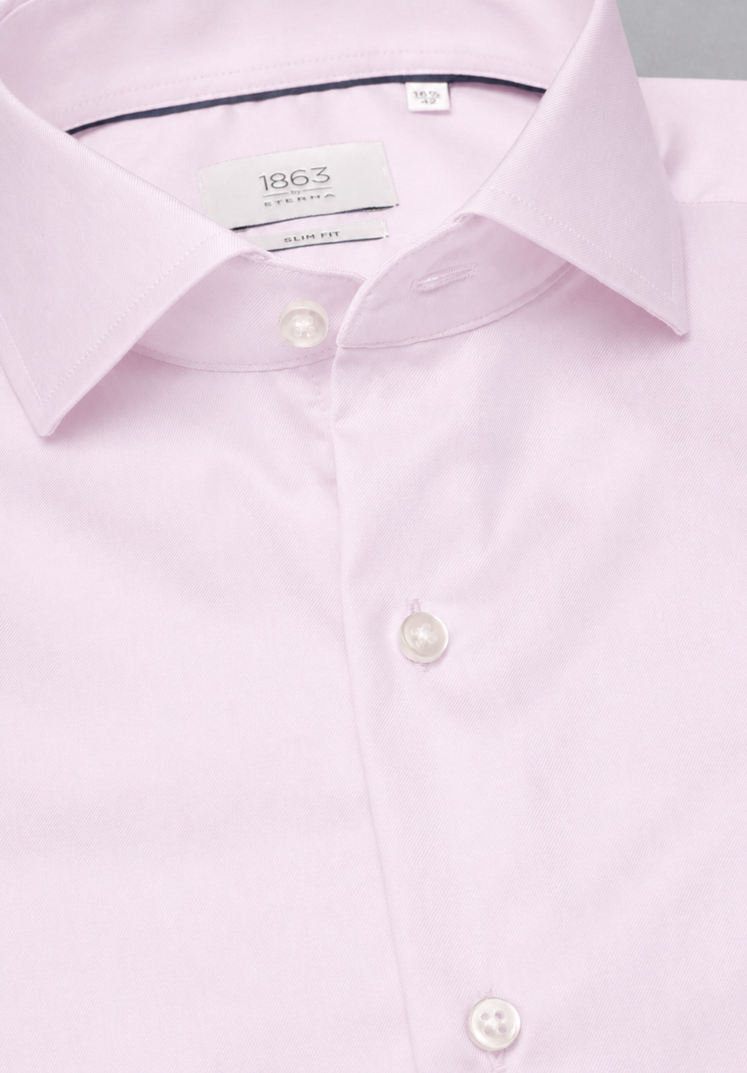 Eterna Pink Slim Fit Dress Shirt