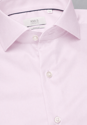 Eterna Pink Slim Fit Dress Shirt