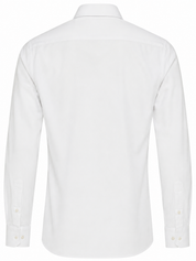 Eterna White Knit Dress Shirt 