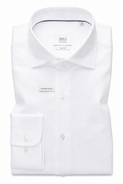 Eterna White Knit Dress Shirt 