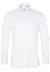 White Slim Fit Dress Shirt | Eterna