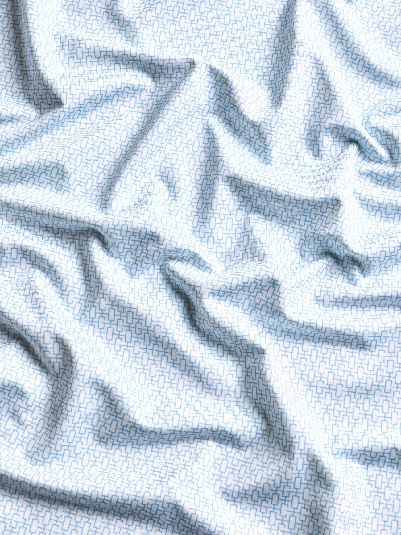 Eternal Bond Short Sleeve Polo Arctic Greyson Clothiers fabric