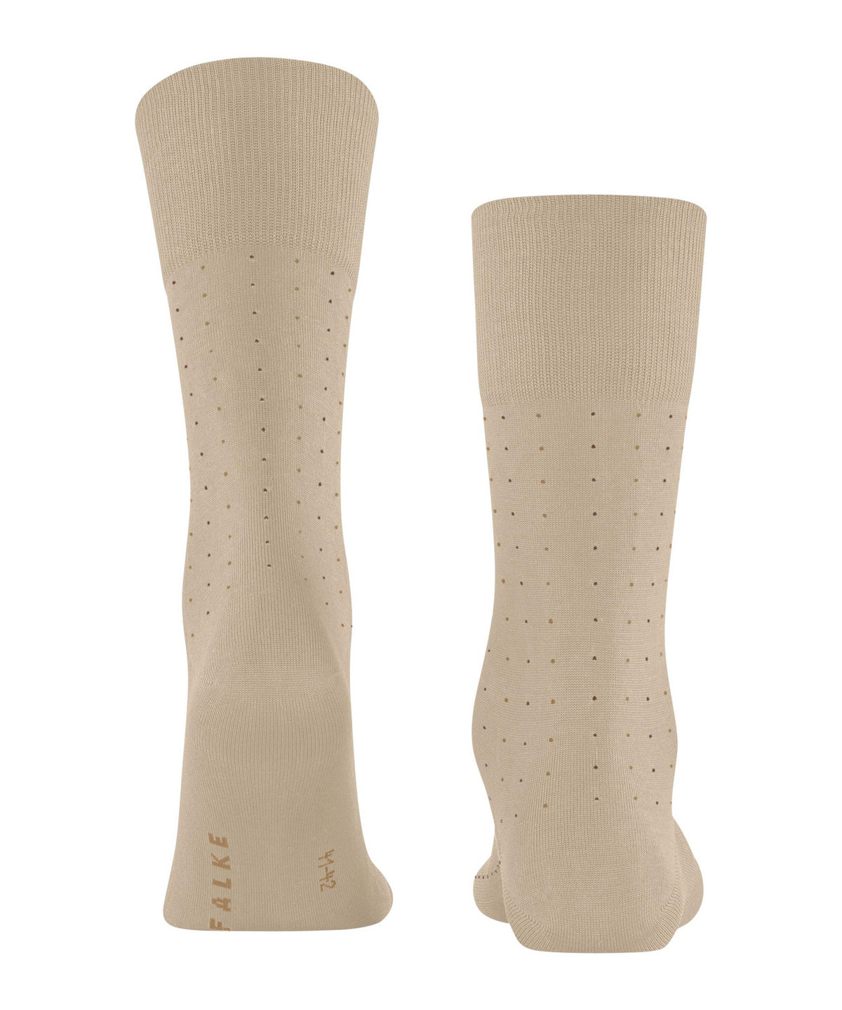 Falke Tiago Dotted Line Mens Sock Beige 
