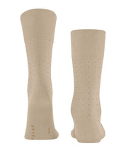 Falke Tiago Dotted Line Mens Sock Beige 