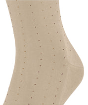 Falke Tiago Dotted Line Mens Sock Beige 