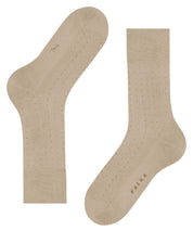 Falke Tiago Dotted Line Mens Sock Beige 