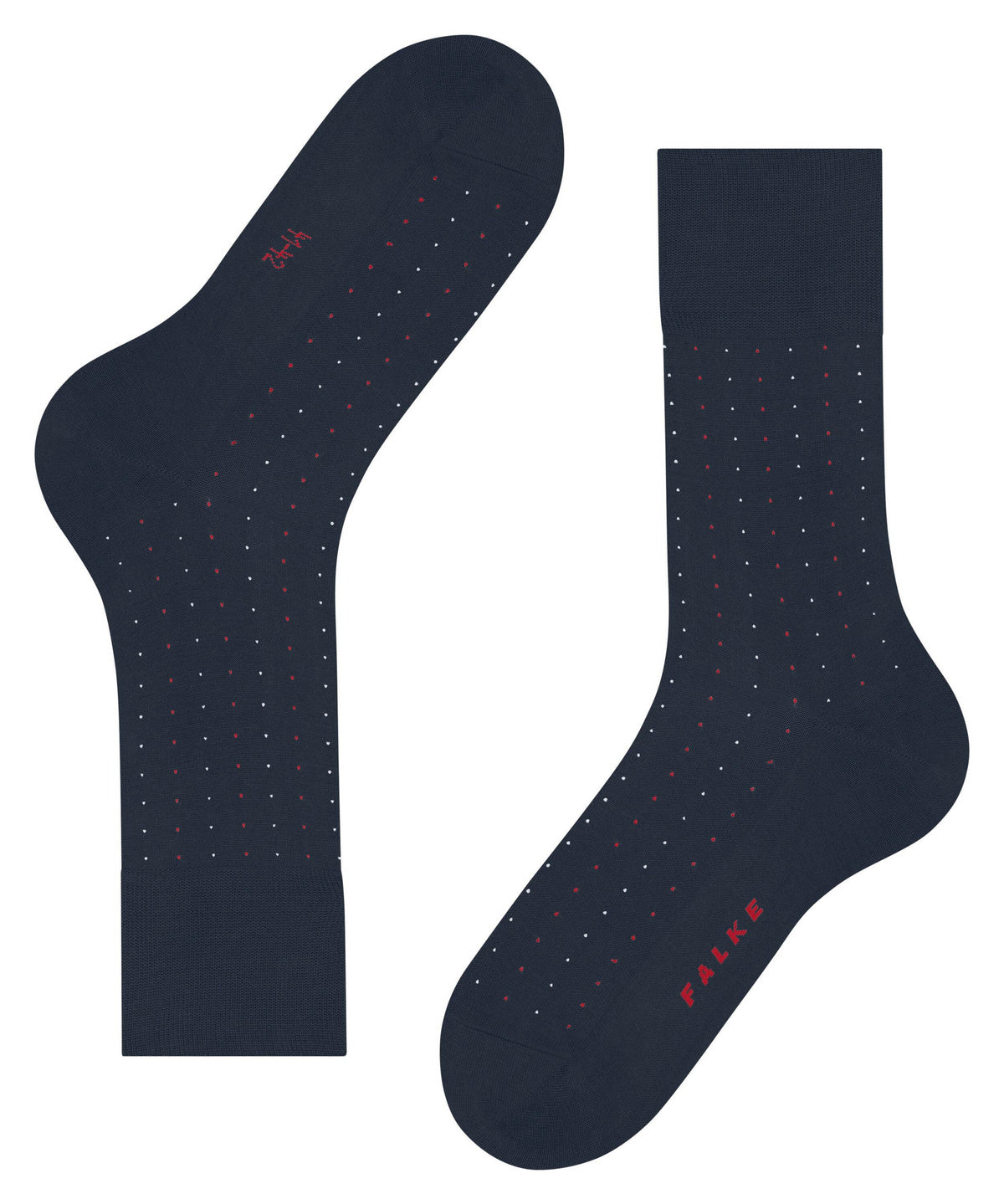 Falke Tiago Dotted Line Mens Sock Space Blue 