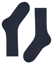 Falke Tiago Dotted Line Mens Sock Space Blue 