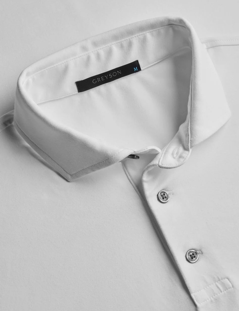 Foundry Short Sleeve Polo Arctic Greyson Clothiers