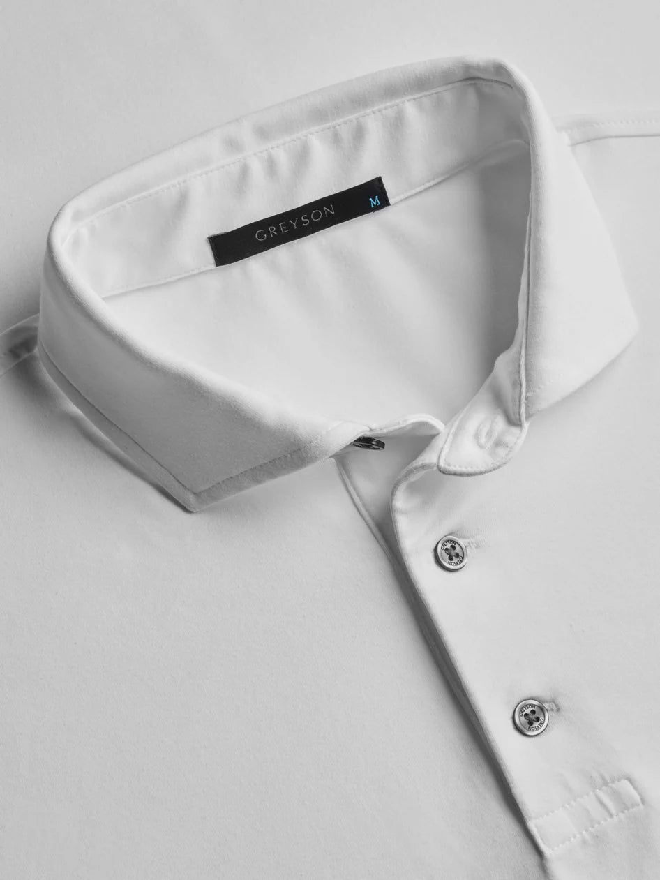 Foundry Short Sleeve Polo Arctic Greyson Clothiers