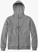 French Terry ENY Full Zip Hoodie - Grey Skies | Live Live Supply