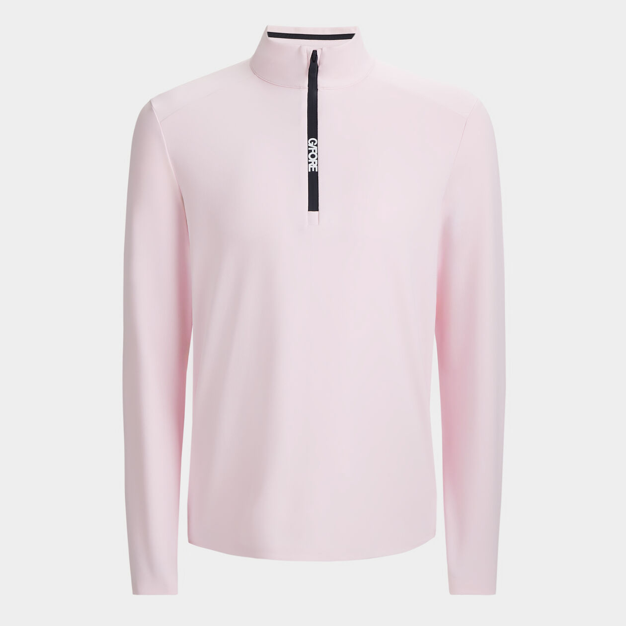 Brushed Back Tech Quarter Zip - Blush