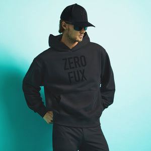 Black Zero Fux Hoddie - Onyx