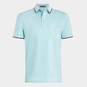 G/Tab Essential Tech Jersey Banded Sleeve Polo - Powder | G/FORE