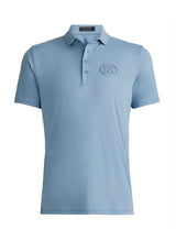 Embossed Circle G's Tech Jersey Polo - Fjord | G/FORE
