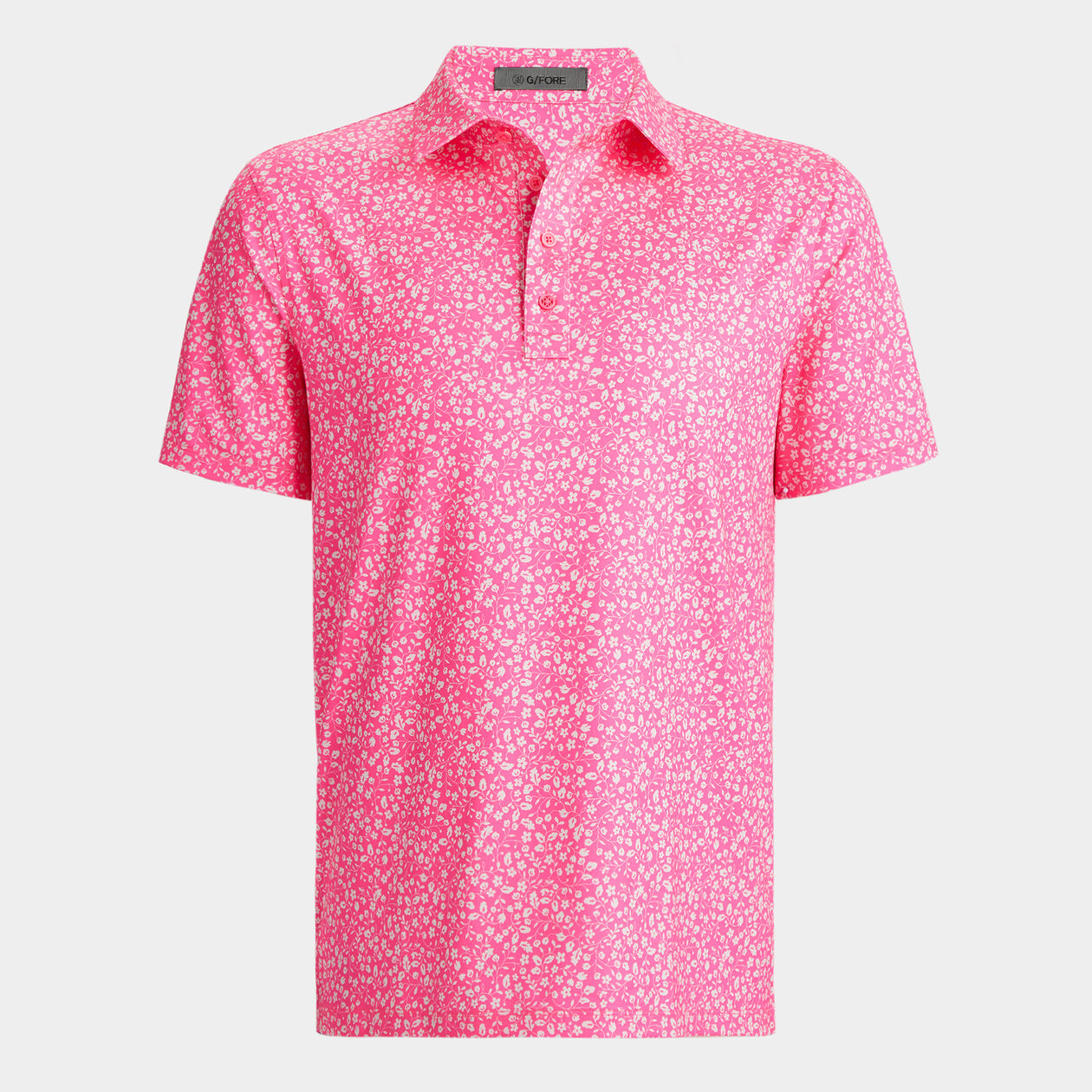 Garden Tech Jersey Polo - Knock Out Pink