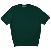 Green Short Sleeve Crew by Lorenzoni