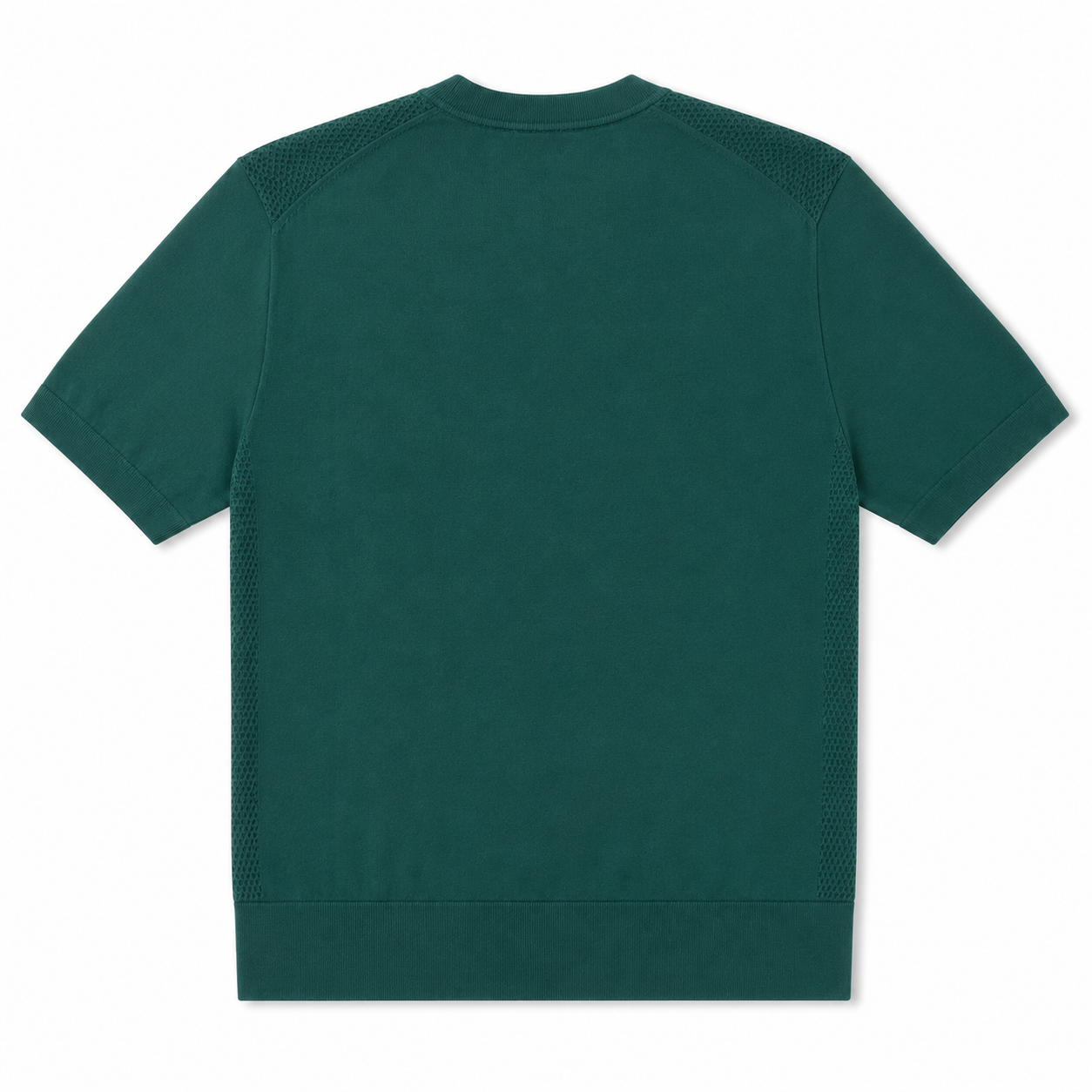 Green Short Sleeve Crew by Lorenzoni