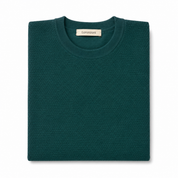 Green Short Sleeve Crew by Lorenzoni