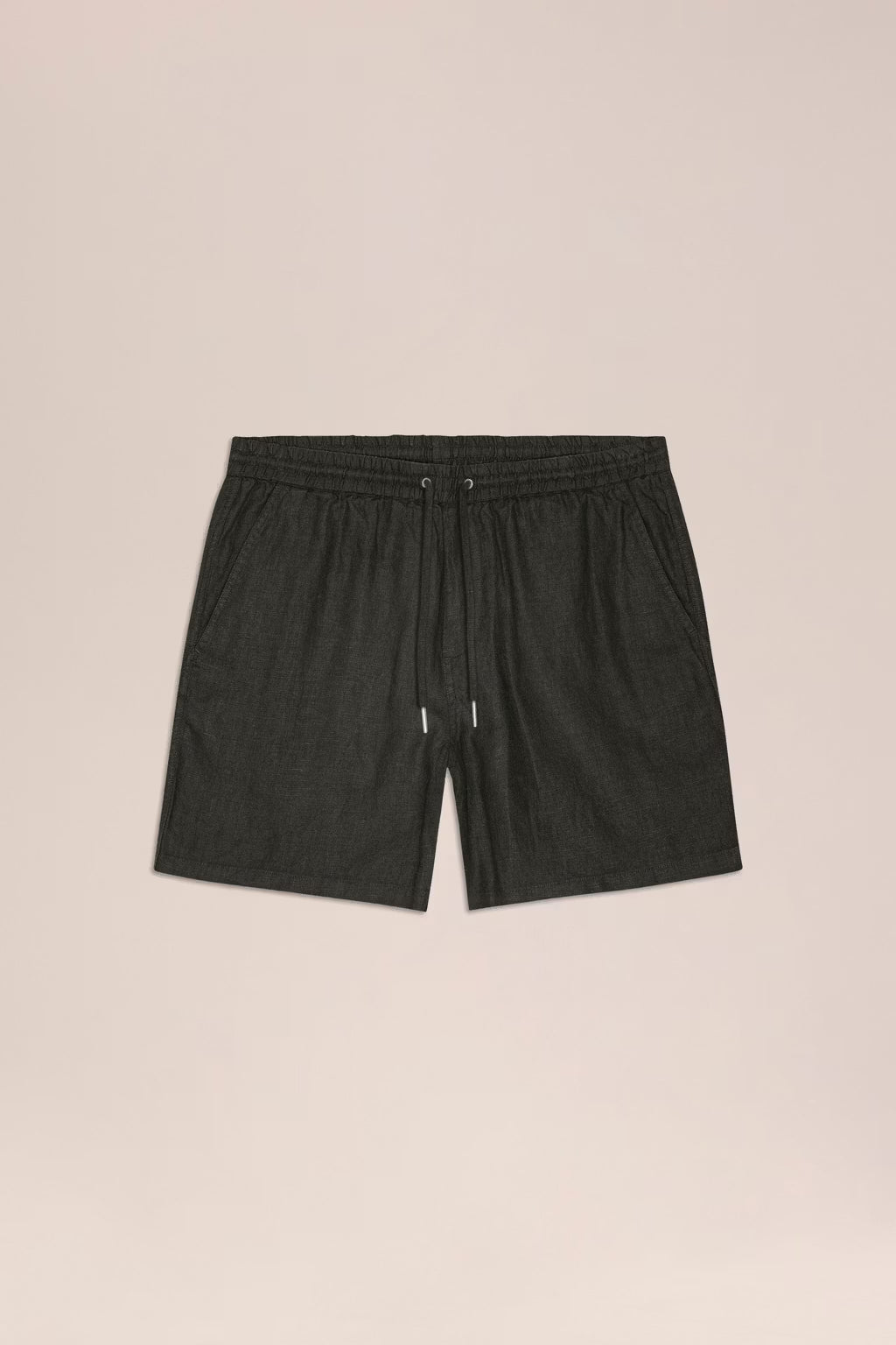 Gregor Casual drawstring linen shorts Dark Army NN.07