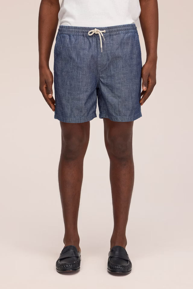 Gregor Chambray Shorts Medium Rinse NN.07
