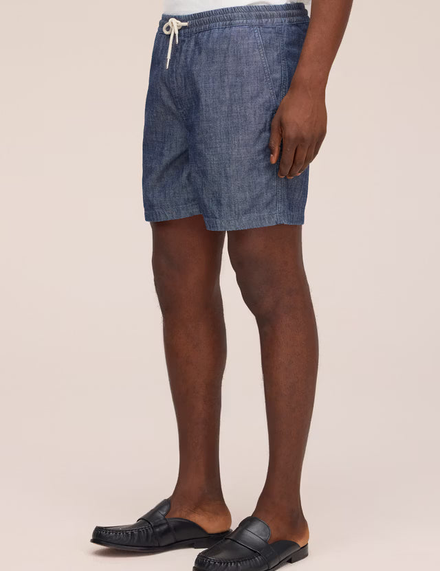 Gregor Chambray Shorts Medium Rinse NN.07