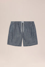Gregor Chambray Shorts Medium Rinse NN.07