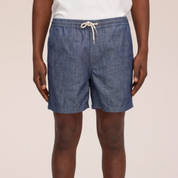 Gregor Chambray Shorts Medium Rinse NN.07