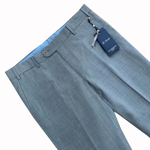 Loro Piana - Wool - Silk Linen Pant - Grey Mix | Ballin