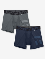 360 Sport 4" Hammock Pouch Boxer Brief 2 PK - Turbulence/Dress Blue | Tommy John