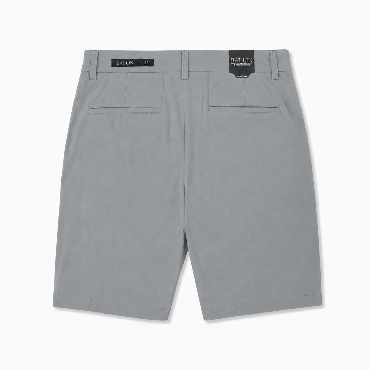 Grey Techno Ultimate Short 9" - Drummond Fit | Ballin