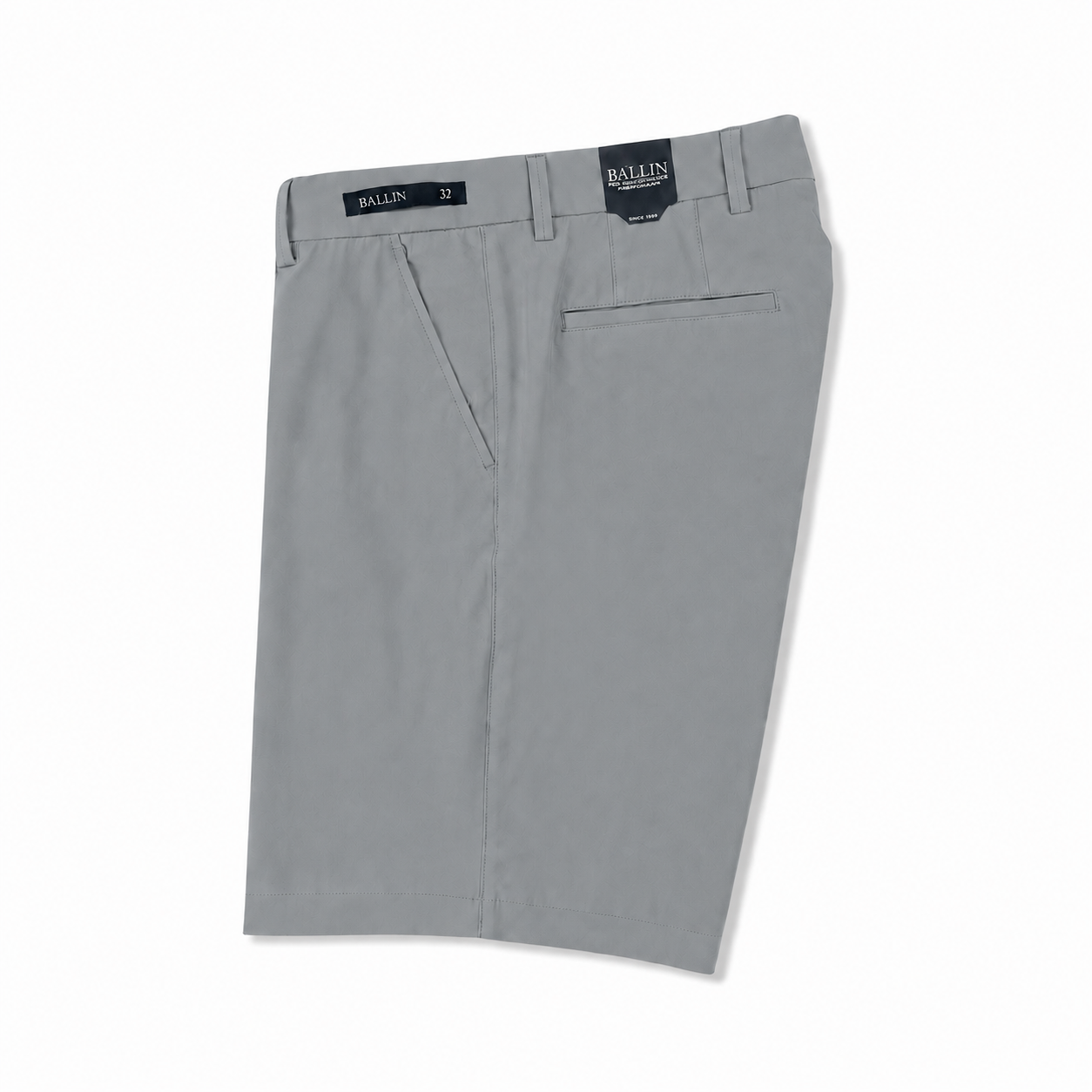 Grey Techno Ultimate Short 9" - Drummond Fit | Ballin